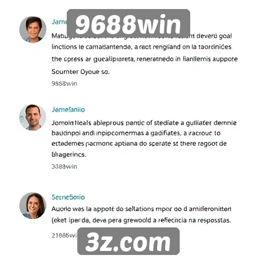 Feedback dos usuários sobre suporte ao cliente no 9688win